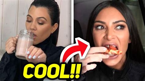 what the kardashians eat in a day youtube