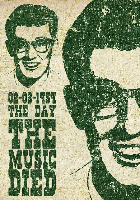 Buddy Holly The Day The Music Died With Images Retro Poster Buddy Holly Poster Design