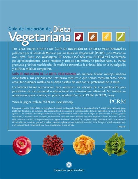Guía Para Una Dieta Vegetariana