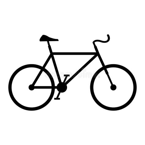 Bike Silhouette Icon Stock Illustration Illustration Of Ride 73571950
