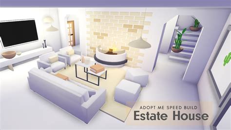 House In Vanilla Shades Estate House Adopt Me Speed Build Roblox