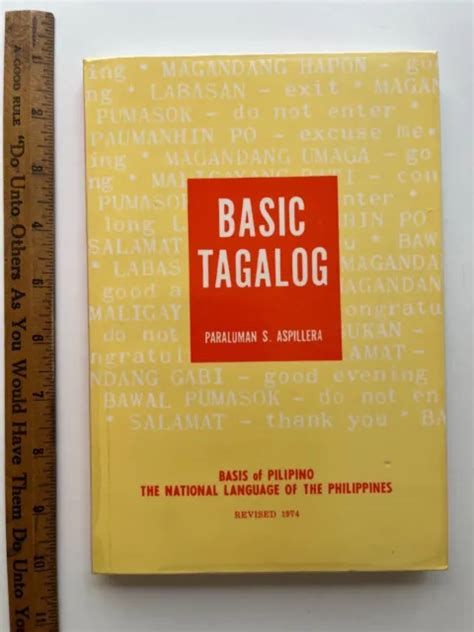 Lessons Basic Tagalog Book Learning Filipino Language Aspillera