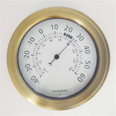 Custom Brass Outdoor Bi-metal Round Thermometer - Buy Custom Thermometer,Bi-metal Thermometer ...