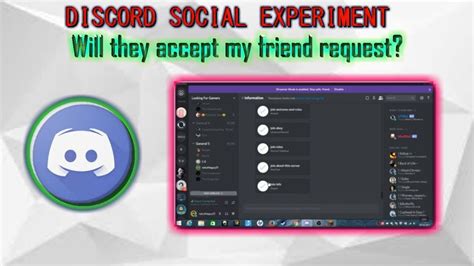 Discord Social Experiment I Do Not Have Friends Yes Or No Youtube