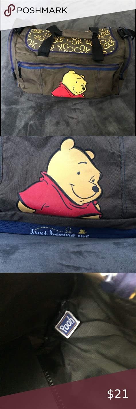 Solddisney Winnie The Pooh Duffel Travel Bag Duffel Bag Travel Duffel Travel Bag