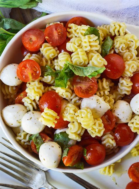 Maybe you would like to learn more about one of these? Caprese Pasta Salad Recipe - WonkyWonderful