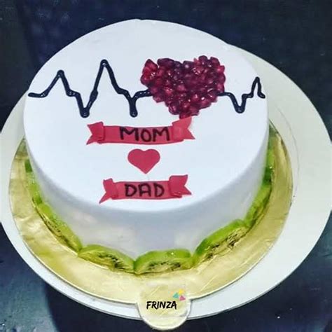 Cake For Mom Dad Themed Cakes Online Designer Cakes Delivery In India