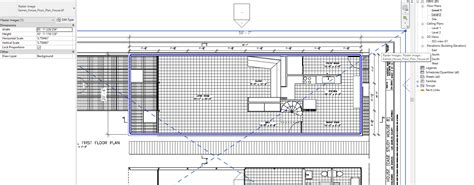 Floor Plan Grid Lines