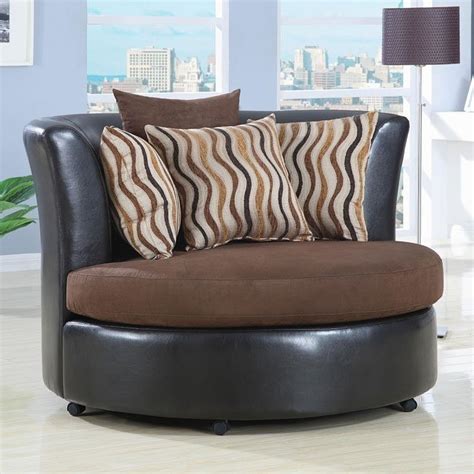 Find the best swivel armchairs & accent chairs for your home in 2021 with the carefully curated selection available to shop at houzz. Upholstered Round Swivel Chair Coaster Furniture | Furniture Cart