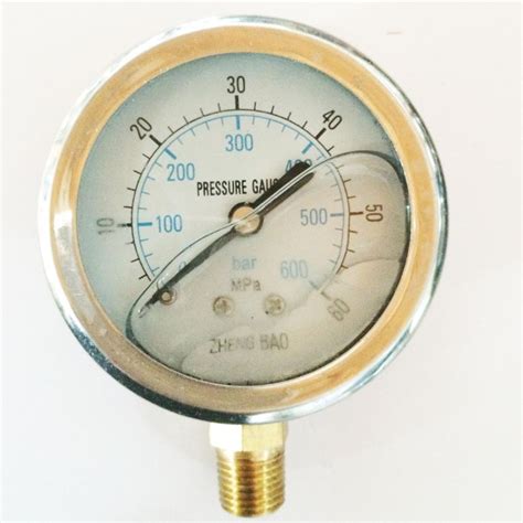 Zhengbao Hydraulic Oil Pressure Gauge Yn 60 0 60 Vibration Proof