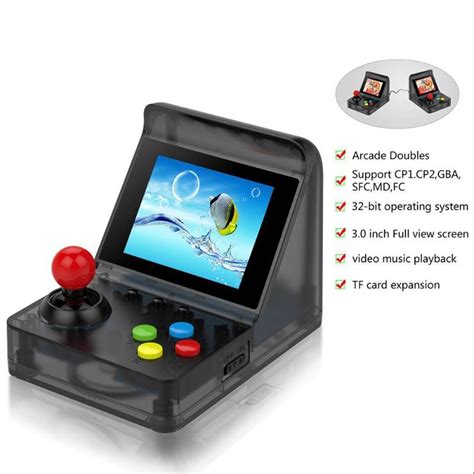 Powkiddy A7 Mini Handheld Arcade Video Game Console Built In 520 Gearvita
