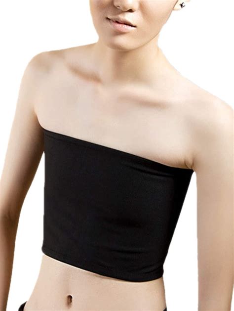 Buy Women Super Flat Chest Binder Lesbian Tank Tops Tombabe Elastic Band Chest Vest Strapless