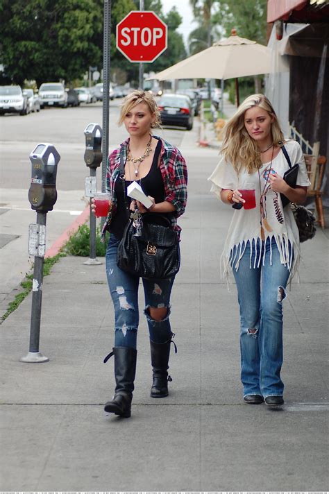 April 23 Out In West Hollywood With Aj Alyson Michalka Photo