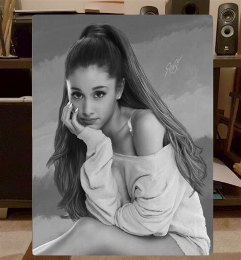 Pin Von Randy Mcdevitt Auf Art I Like Ariana Grande Portrait Malerei