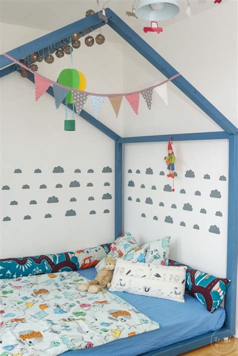 Hochbett selber bauen | hochbett selber bauen. Kinderbett selber bauen: XXL-Hausbett Bauanleitung ...