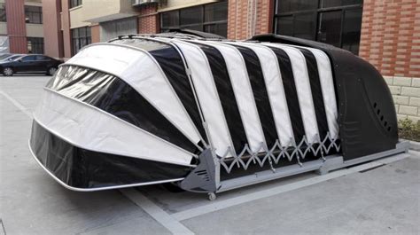 Automatic Movable Car Garage Tent Car Parking Sheds Tent Folding