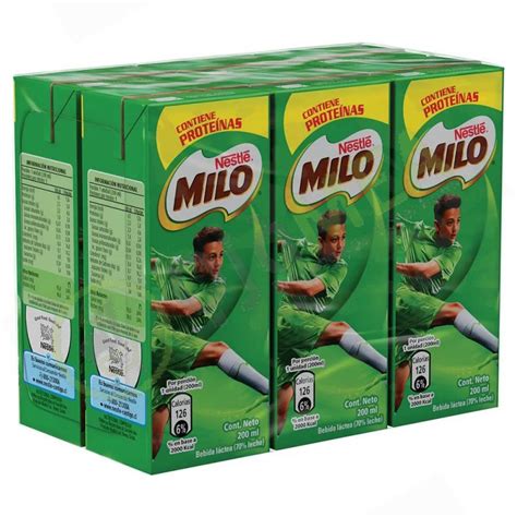 Nestle Milo Ready To Drink Plastic Tetrapak 200ml Pack Of 6