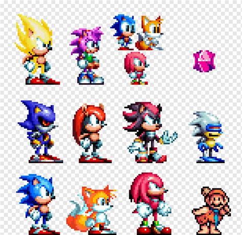 Sonic The Hedgehog Shadow The Hedgehog Knuckles The Echidna Sprite