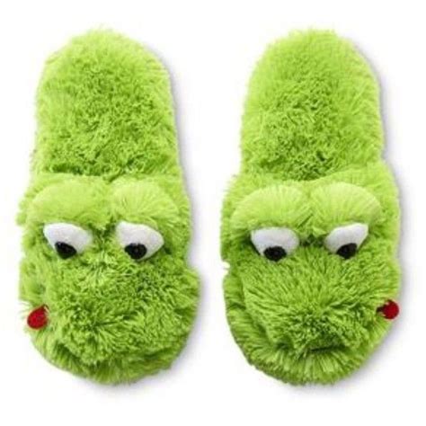 Dat boi is chill and athletic, which you could argue are froglike qualities. Joe Boxer Womens Plush Faux Fur Frog Slippers House Shoes ($30) liked on Polyvore | Slippers ...