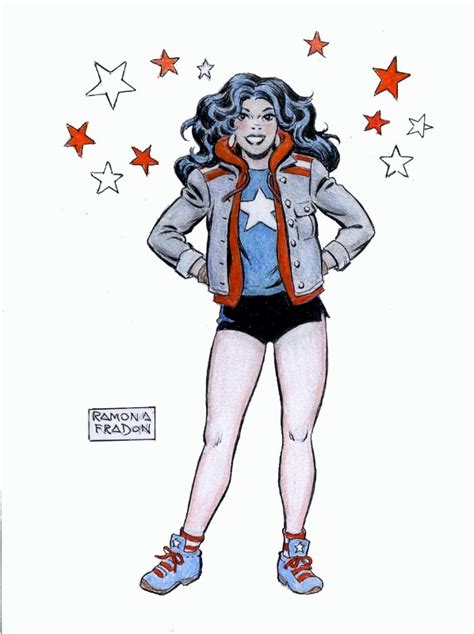 America Chavez In Zack Davisson S Ramona Fradon Comic Art Gallery Room