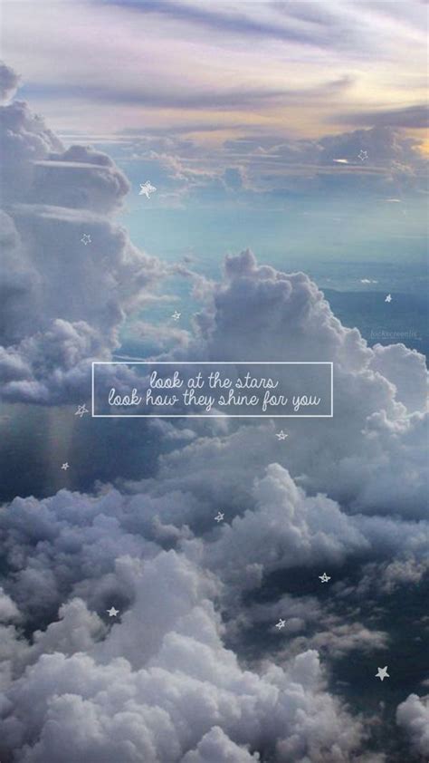 One, you're like a dream come true. Wallpaper Lockscreen Sky Of Stars Coldplay (lyrics ...