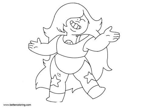 This beautiful, fantastic cartoon explores the world of gems and magic. Steven Universe Coloring Pages Amethyst by LatianaMCA ...