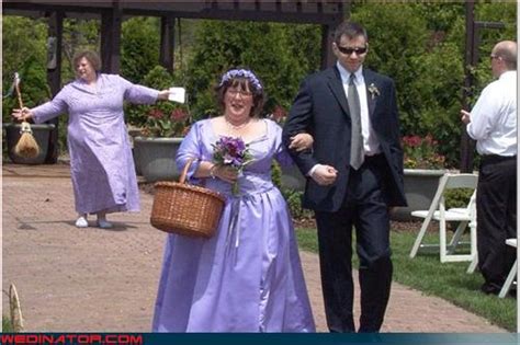 But while spring brings brides something old and something new, it also brings them incredibly hideous wedding gowns. Wedinator - ugly bridesmaid dresses - funny wedding photos - Cheezburger