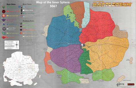 Battletech Inner Sphere Map From 2002 Boxed Set Imaginarymaps