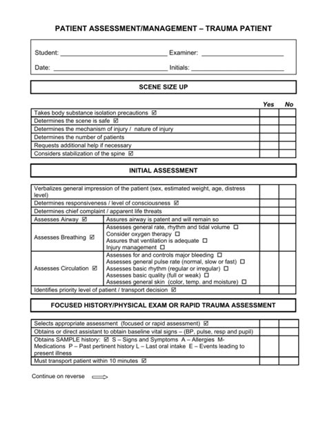 Patient Assessmentmanagement Trauma Patient