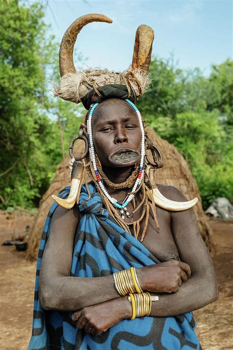 Most Dangerous African Mursi People Tribe Ethiopia Africa Photograph