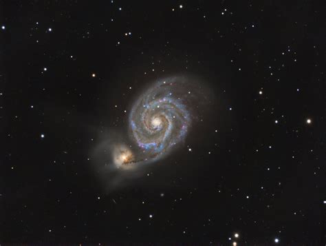 The Whirlpool Galaxy Also Known As Messier 51 — The Astro Geeks