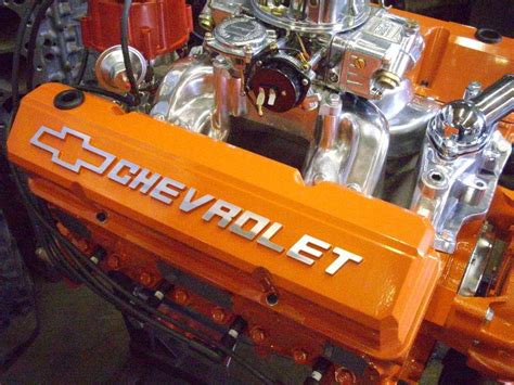 Sell Chevy 383 440 Hp 4 Bolt Crate Engine Turn Key Orange Gm High