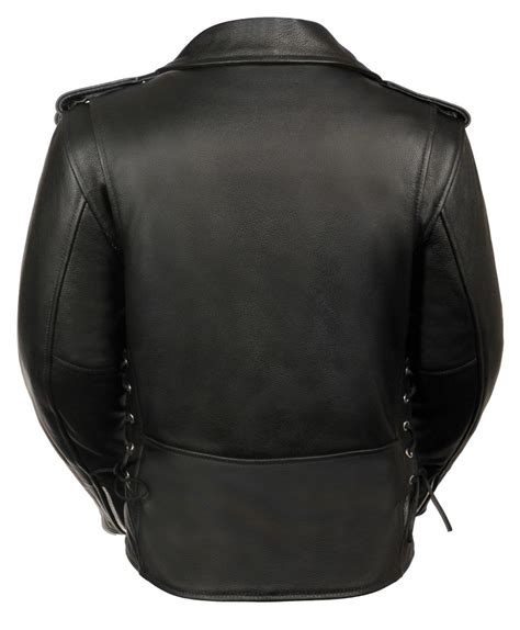 Whatever you're shopping for, we've got it. Ladies Black Leather Traditional Police Style Motorcycle ...