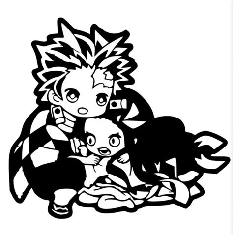 Demon Slayer Kimetsu No Yaiba Vinyl Decal Ebay