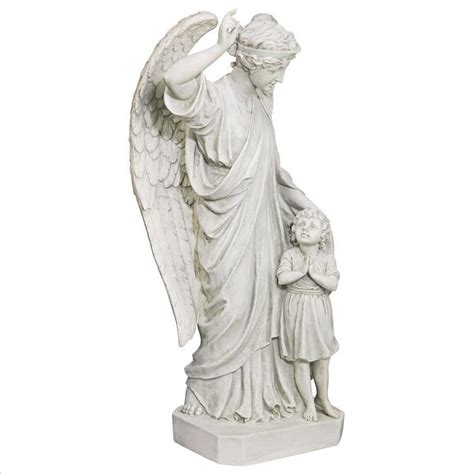 Guardian Angel Childs Garden Statue Eu33861 Design Toscano