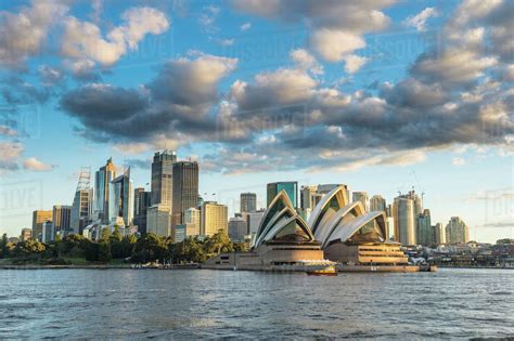 The Skyline Of Sydney At Sunset New South Wales Australia Pacific