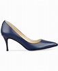 Ivanka trump Tirra Leather Pumps in Blue (Navy Blue Leather) | Lyst