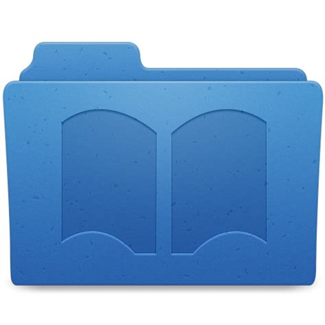 Library Folder Icon Blumarble Folders Icons Softicons