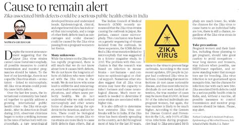 Cause To Remain Alert Zika Virus In India PT S IAS Academy
