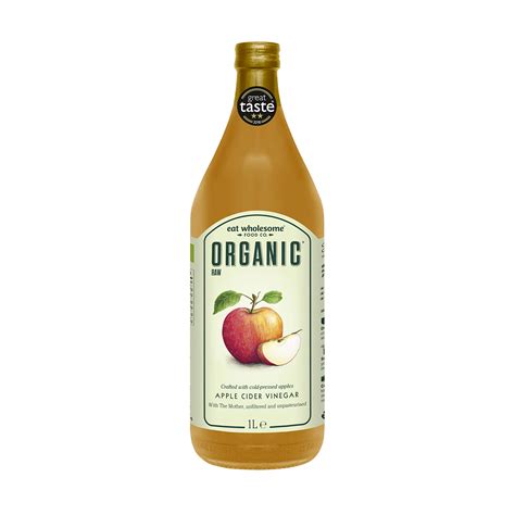 Buy Eat Wholesome Organic Raw Apple Cider Vinegar Unfiltered With The