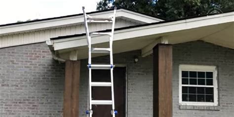 How To Use An Extension Ladder To Get On A Roof
