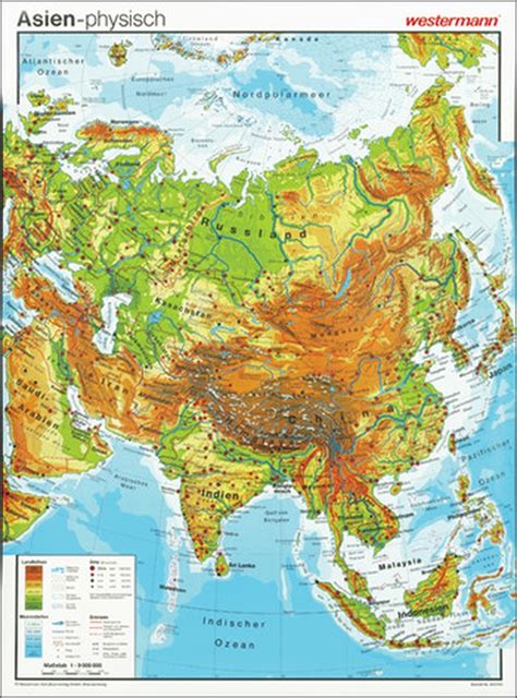In asien entwickelten sich verschiedene traditionen des christlichen orients, von denen einige, wie etwa der nestorianismus, bis weit nach zentralasien und china vordrangen. Asien - Vorderseite physisch / Rückseite politisch ...