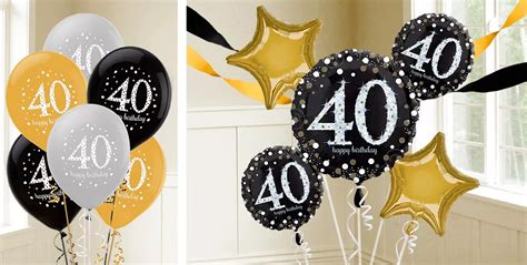 40th Birthday Balloons Party City