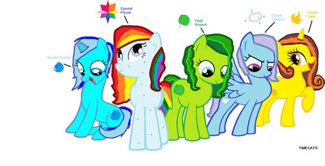 Elements Of Natural Powers Names And Cutie Marks By Timecats On Deviantart