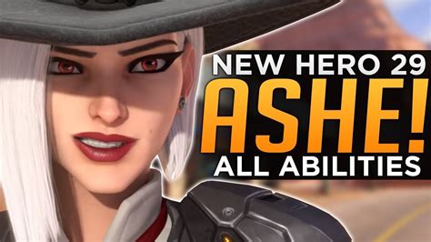 Overwatch New Hero Ashe Gameplay All Abilities Breakdown Youtube