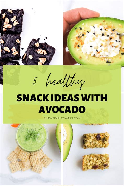 5 Avocado Snack Ideas Shaw Simple Swaps