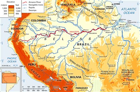 Online Maps Amazon River Map