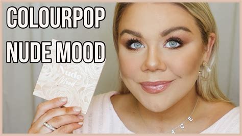 Colourpop Nude Mood Review Tutorial Grace Sewell Youtube