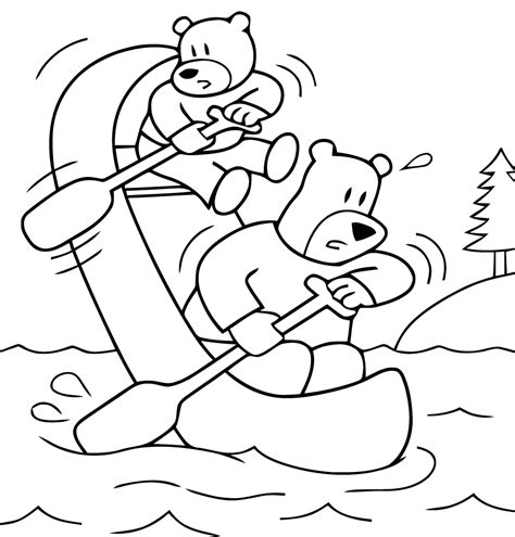 Pirate coloring pages for kids ahhrr matey! Bears to color for children - Bears Kids Coloring Pages