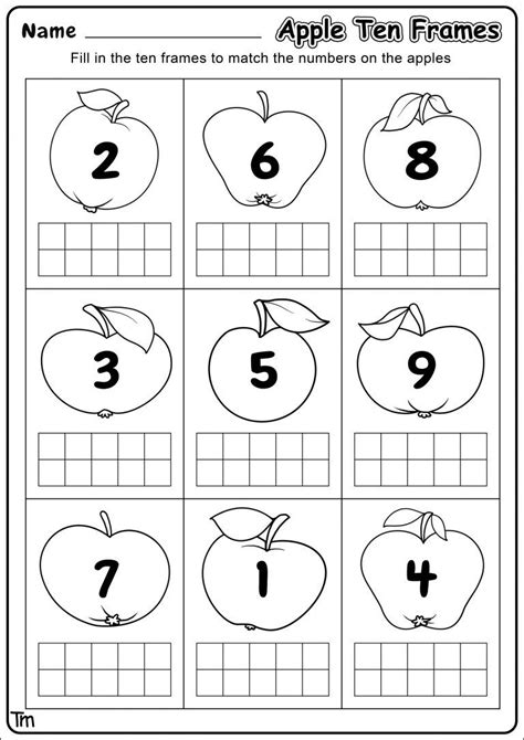 Free Printable Math Preschool Worksheets